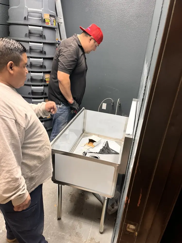 Commercial plumbing and sink installation in Bossier City